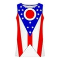 thumbnail image 3 of Njoeus Mens Tank Top Novelty American State Flag Print Graphic Tees Breathable Gym Workout Tank Tops Summer Sleeveless Beach Shirts for Men Big & Tall S-4XL (Ohio), 3 of 4