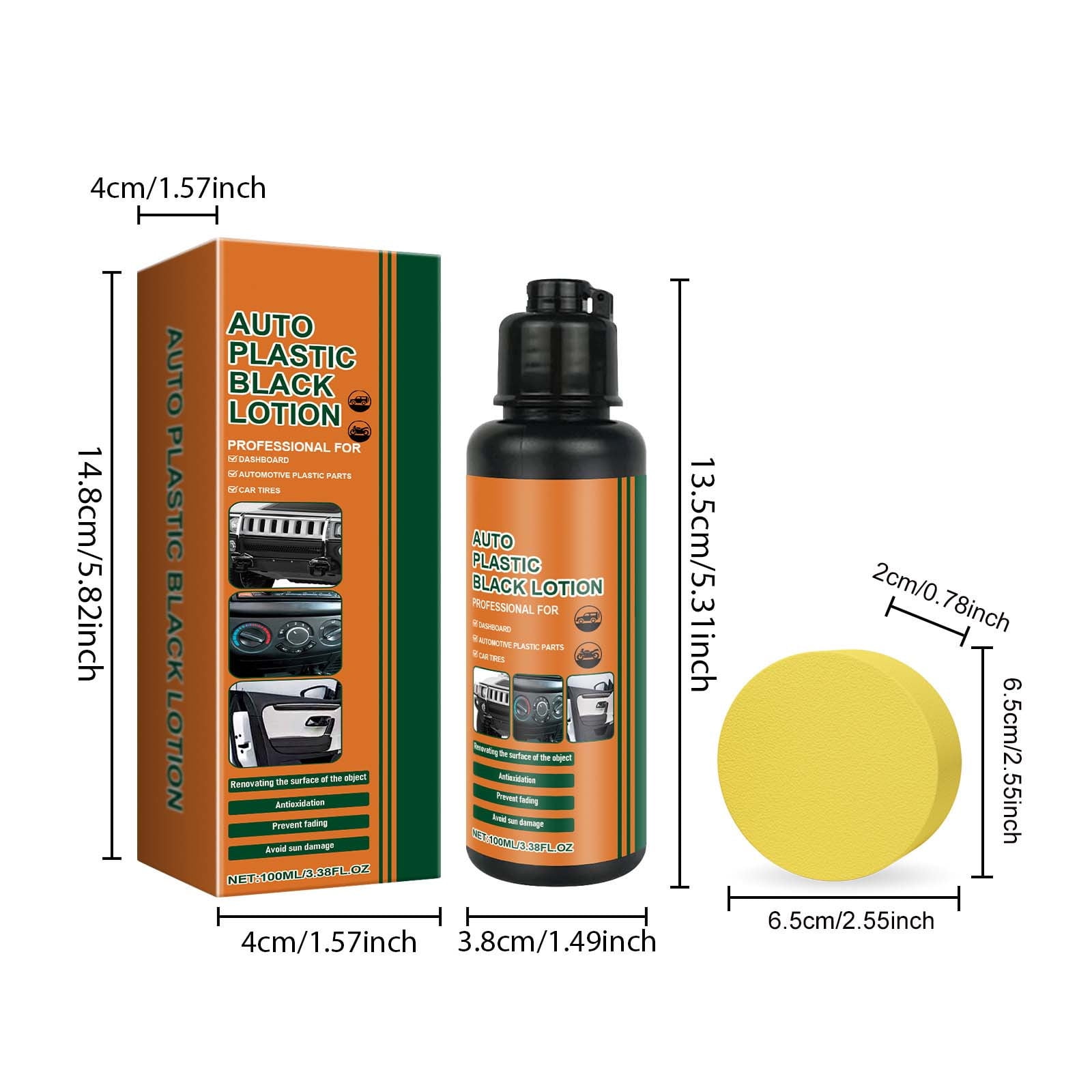 Pâte Réparatrice Pour Tableau De Bord Auto - Efface Les Rayures, Protège Des UV, 100 G