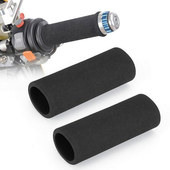 Motorcycle Motorbike Anti Vibration Handle Bar Foam Comfort Slip Over Grips