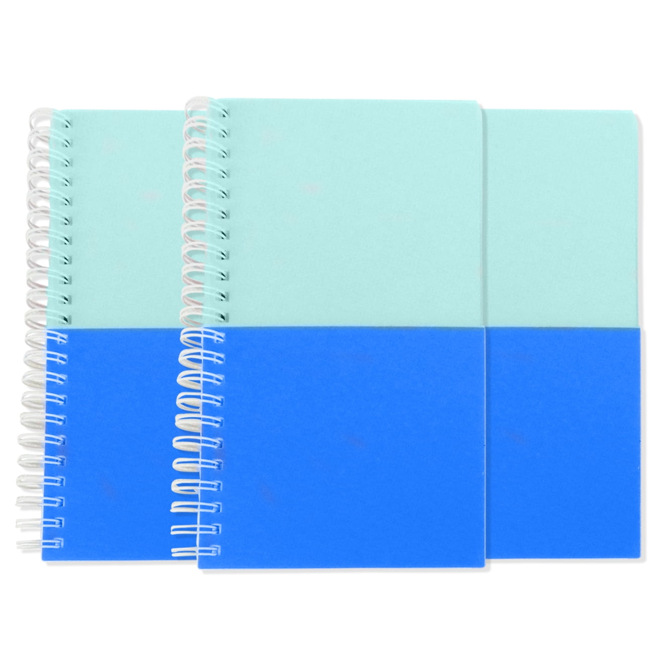 Collin Seven Series A5 Single Cash Wiro Notebook 120 Pages Blue 