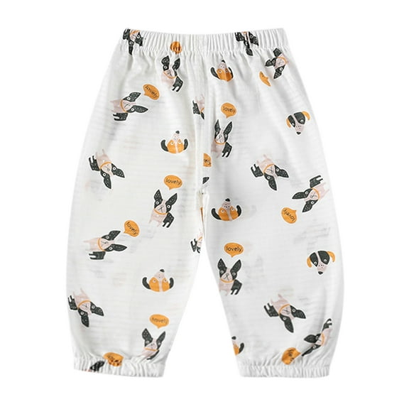 Otqutp Children Loose Trousers Toddler Kid Baby Boys Girls Cute Cartoon Animals Sport Pants Trousers Cotton Slacks Harem Pants Casual Joggers
