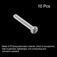 thumbnail image 3 of Unique Bargains M2x20mm Plastic Phillips Machine Screws, PC Flat Head Machine Bolts 10 Pack, 3 of 4