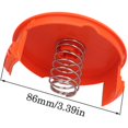 thumbnail image 2 of Inicio Paquete de 6 carretes duraderos/recortadores, compatibles con Black And Decker Weed Eater, fáciles de instalar", 2 of 5