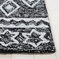 thumbnail image 3 of SAFAVIEH Micro-Loop Regis Geometric Runner Rug, Black/Ivory, 2'3" x 9', 3 of 8