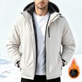 thumbnail image 2 of Men's Lightweight Waterproof Rain Jacket for Outdoor Softshell Breathable Windbreaker Rain Coat Hooded with Pockets, 2 of 7