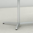 thumbnail image 3 of Bush Business Furniture 72W x 36D Boat Shaped Conference Table with Metal Base in Storm Gray, 3 of 6