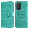 thumbnail image 5 of Funda tipo cartera GANGXUN para Samsung Galaxy A52 , diseño girasol, cuero PU, soporte, cierre magnético, tarjetero, 5 of 5