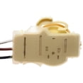 thumbnail image 3 of CarLights360 For Buick Riviera 1990 1991 Electrical Socket | Plastic | Beige Color | Snap Fit Attachment Method | Round Connector | 90 Bend Angle Deg. | 1 Female Connector, 3 of 4