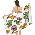 thumbnail image 3 of Mushrooms Large Beach Towel - Plush Thick Cotton Pool Towel, Adult Beach Towels, 3 of 16