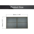 thumbnail image 2 of HUGFEGWE 1V 0.5W Polycrystalline Mini Solar Panel Module DIY for Light Toys Charger 80x45mm，5Pcs CJB91-113696, 2 of 6