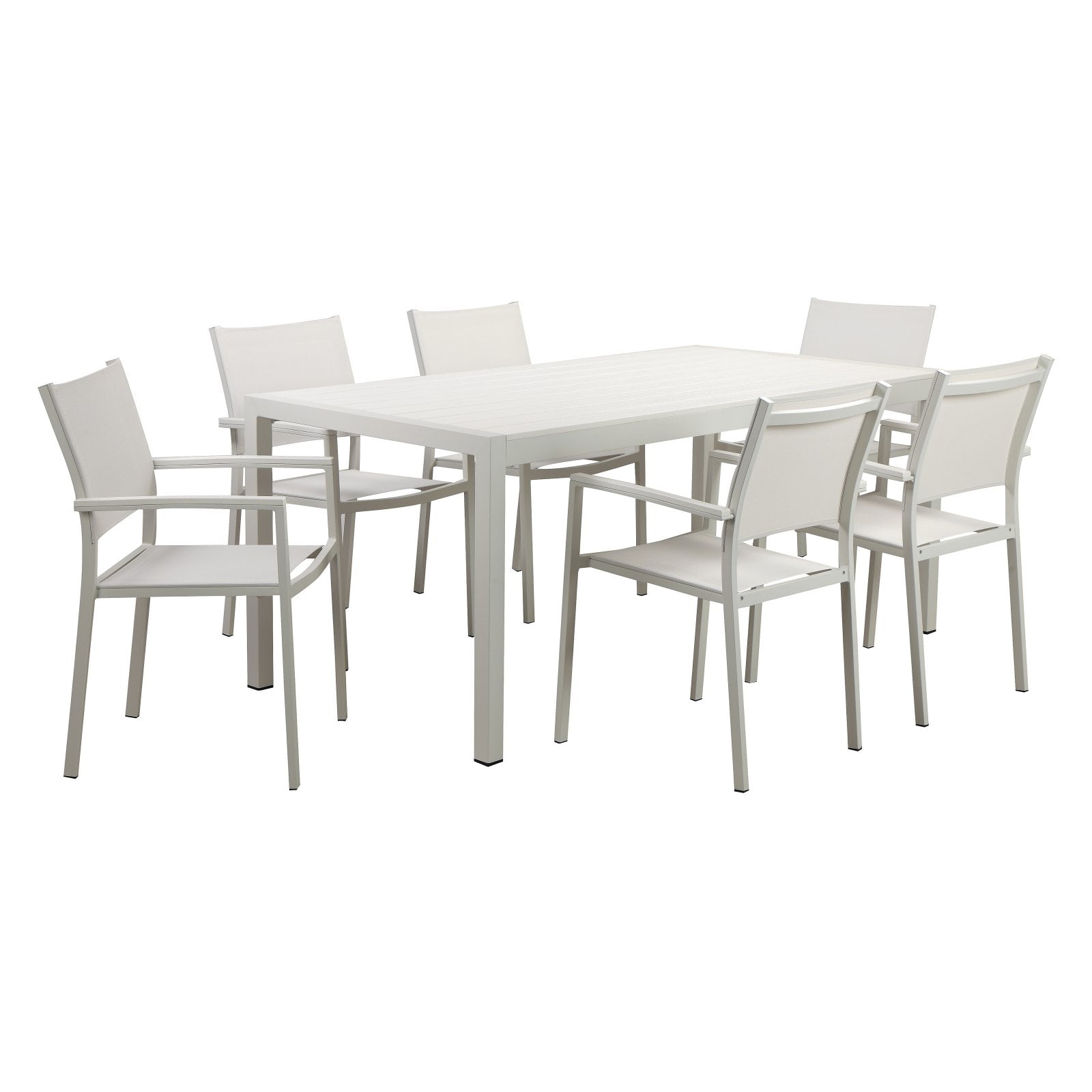 Pangea Home David Aluminum 7 Piece Patio Dining Set