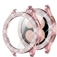 thumbnail image 2 of Estuche Bling para Samsung Galaxy Watch 6 4 Estuche 40 mm 44 mm Accesorios Moda Dos filas Diamante Parachoques Galaxy Watch 5 6 40 mm Cubierta, 2 of 5