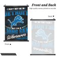 thumbnail image 2 of Cuadro colgante de PVC negro personalizado del equipo de fútbol de los Leones, varios tamaños, decoración de interiores, cuadro colgante de pared, cuadro decorativo para mesita de noche, 2 of 7