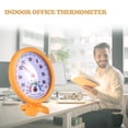 thumbnail image 5 of Termómetro de humedad con higrómetro para interiores y exteriores con forma de reloj redondo (azul) Likrtyny Para estrenar, 5 of 5