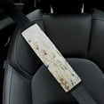 thumbnail image 4 of WYYP Flowers Grass Watercolor Painting Seat Belt Cover Pad Comfortable Car Seat Strap Pads Ideal for Car Interior Accessories 1Pcs, 4 of 5