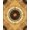 Brown Gold, Pattern 13, variant on Design&I 8'x10' Washable Area Rug Snag-Free Record Vintage Vinyl Turntable Spinning Disc Cream Tone Music for Dining Room, Large Office, Lounge