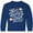 Royal Blue, variant on Inktastic Jesus is the Reason for the Season Christmas Bells and Stars Long Sleeve Youth T-Shirt