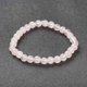thumbnail image 2 of 1 pulsera elástica de rosa natural con cuentas de cuarzo y piedras preciosas de 4 mm, redonda y teñida, para mujeres y hombres, regalo de cumpleaños., 2 of 4