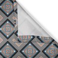 thumbnail image 4 of Ambesonne Abstract Valance Pack of 2, Nested Geometric Shapes, 54"X12", Indigo Salmon, 4 of 5