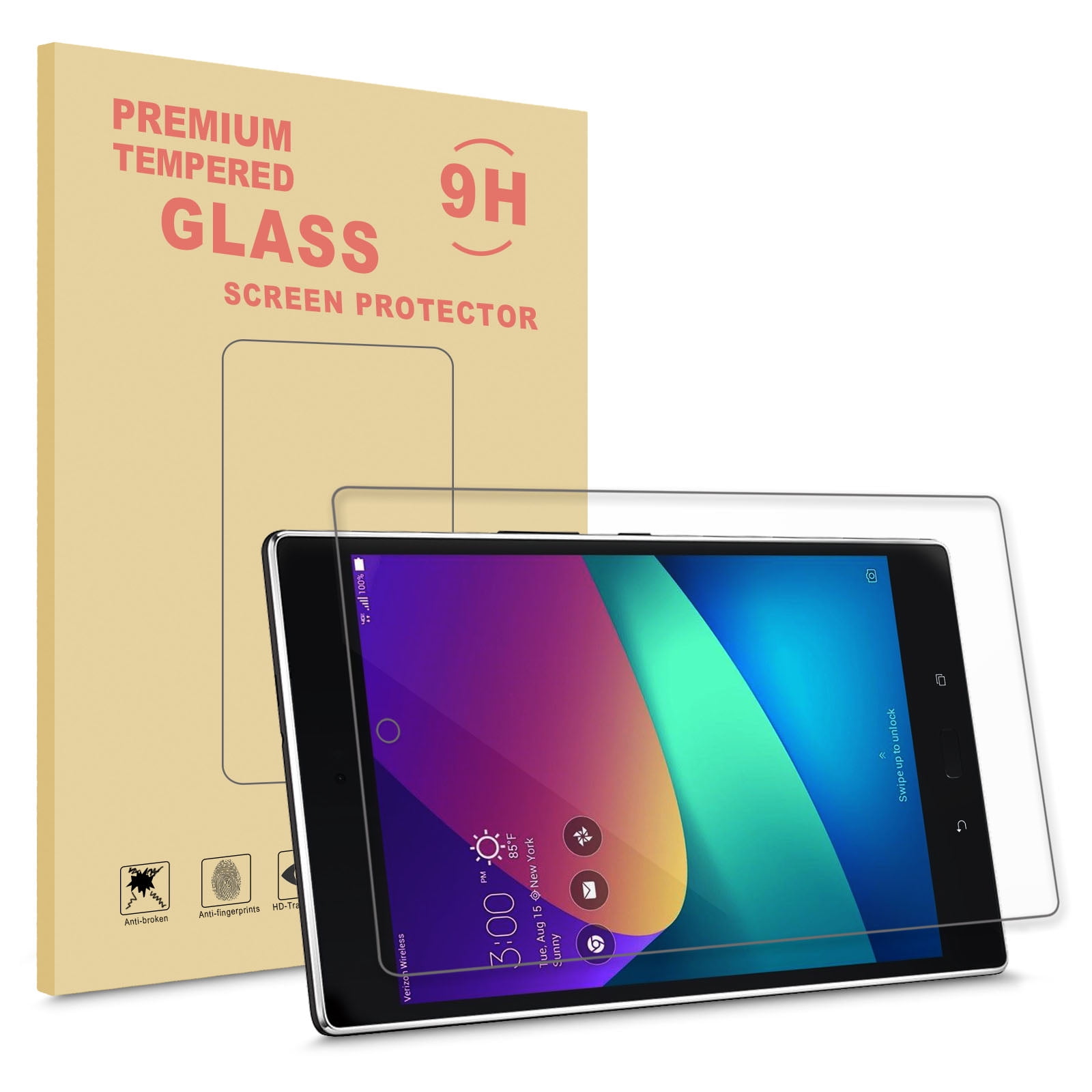 For ASUS ZenPad Z8s ZT582KL 7.9/" 2017 Tablet Tempered Glass Screen Protector