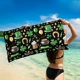 thumbnail image 5 of FAMTKT Beach Towel, Microfiber Beach Towels Super Lightweight Colorful Beach Pool Towels Sandproof Beach Blanket Multi-Purpose Towel for Travel Swimming Pool 30x60 Inch, 5 of 6