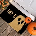 thumbnail image 4 of Halloween Hey Boo Door Mat Indoor Or Outdoor for Living Room Bedroom Dining Kitchen Or Entryway Mat Non Skid Mat, 17" X 29", 4 of 6