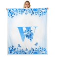 thumbnail image 1 of Erosebridal Letter Throw Blanket for Couch 30x40 For Teens,Rose Flower Plush Blanket,Butterfly Room Decorative, 1 of 7