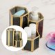 thumbnail image 4 of Organizador de maquillaje Soledad caja organizadora de almacenamiento Negro Soporte para brochas de maquillaje, 4 of 10