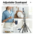thumbnail image 3 of 4-Leg Extendable Selfie Stick Tripod for Phone Max. Length 180cm/71in, 3 of 8
