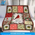 thumbnail image 1 of Christmas Blanket, Cardinal Christmas I Am Always With You Fleece Blanket, 1 of 2