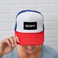 thumbnail image 6 of CafePress - Security Black Cap - Adjustable Unisex Printed Trucker Hat with Mesh Back, 6 of 10