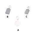 thumbnail image 4 of thinsony Acrylic Blank Keyring Photo Insert Transparent Keychain Frame Key Chain Fashion Clothes Handbag Waist Hanging Gifts Keys Type 1, 4 of 6