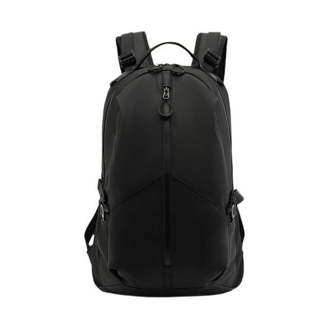 Bolsa de casco Viaje mochila mochila reflectante resistente a la lágrima con cremallera con correas para los hombros para ropa de verano negra 34x31x51cm