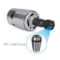thumbnail image 3 of 775 Air Cooled Spindle Motor With ER11 Nut DC Motor Electric Machinery 12V Extension Rod For CNC Engraver+ 3.175mm Cutter ,Easy to Install, 3 of 6