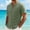 Army Green, variant on COSFO Blue Men's Button Down Shirts Short Sleeve Summer Faux Linen Shirt Loose Fit with Pocket Collared Beach Men's Shirts