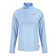 thumbnail image 2 of Women's Cutter & Buck  Powder Blue San Francisco 49ers Coastline Epic Comfort Eco Recycled Funnel Neck Top, 2 of 3