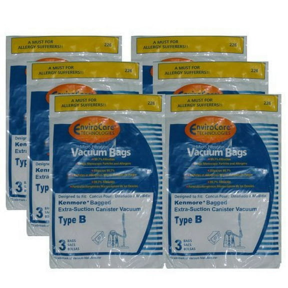 18 Compatible with Kenmore Type B Vacuum Cleaner Allergen Extra-Suction Canister Vacuum Cleaner