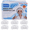 White, variant on Unbranded No Rinse Waterless Hair Wash Cap, Portable Design Non-Slip Shower Cap, White 3pcs