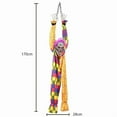 thumbnail image 2 of 5.6 Ft Halloween Hanging Animated Talking & Shaking Scary Clown with Chain, Touch Activated for Halloween Decor, 2 of 4