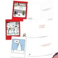 thumbnail image 4 of NobleWorks 10 Assorted Box Set Funny Christmas Greeting Cards w/5 x 7 Inch Envelopes (10 Designs, 1 Each) Silly Snowmen AC10704XSG-B1x10, 4 of 6