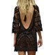 thumbnail image 1 of [Yue Xinghui] Propiedad Intelectual Sin Procesar 1 Pieza Playa Protector Solar Hueco Encaje Crochet Blusa Halter Negro ANGGREK No, 1 of 2