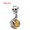 Tiger Eye, variant on Mini Skeleton Skull Pendant Natural Crystal Bead Ball Head Claw Ghost Hand Stone-Turquoise-1PC (Random Pick)