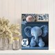thumbnail image 2 of Qisvanset 12x16 Inch Safari Birth Stats Canvas Wall Art, Baby Information Print Newborn Nursery Decor, 2 of 8