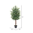 thumbnail image 3 of Vickerman 50" Artificial Potted Olive Tree., 3 of 5