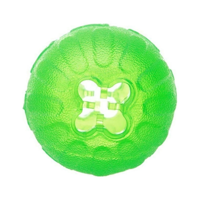 Starmark Treat Dispensing Chew Ball Dog Toy, Medium