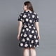 thumbnail image 4 of Vestido de manga corta para mujer talla grande XL SG Hugo Vestido de columpio de poliéster para mujer, 4 of 10