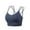 Blue, variant on Woman Bras With String Quick Dry Shockproof Running Fitness Large Size Underwear Supportive Sports Bras For Women