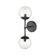 thumbnail image 4 of 8152-MB Millennium Lighting Avell - 2 Light Wall Sconce-19 Inches Tall and 5.5 Inches Wide-Matte Black Finish, 4 of 4