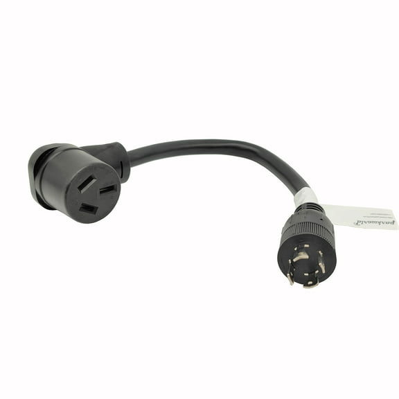 Parkworld 62756 AC Power Adapter Cord NEMA L14-20P Male to 10-50R Stove / Oven 50A Outlet, Output 20 Amp 125/250 Volt, 1.5FT