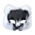 thumbnail image 2 of Vikakiooze 2025 Therian Mask Cats Foxs Mask Therian Halloween Cosplay Costume Realistic Cats Face Mask Animals Mask Halloween Mask, 2 of 9